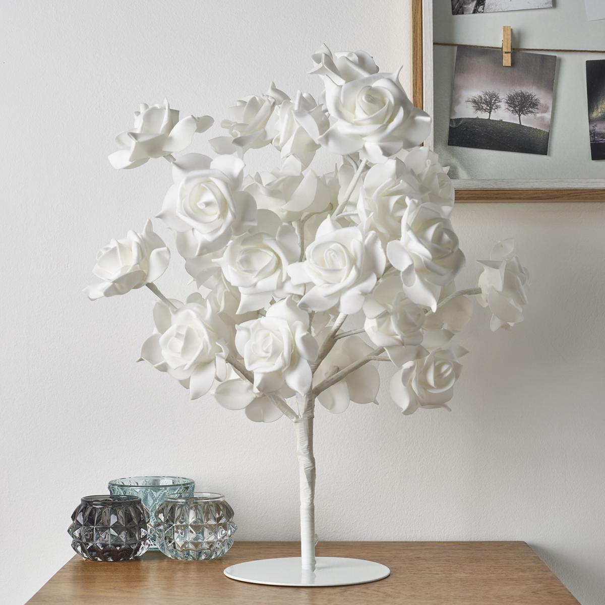 Rose Bouquet LED Tree - White – image 5