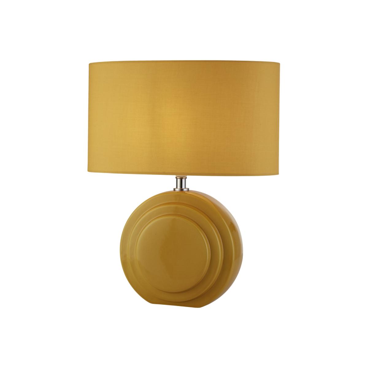 Ochre Ceramic Base Table lamp - Yellow – image 1