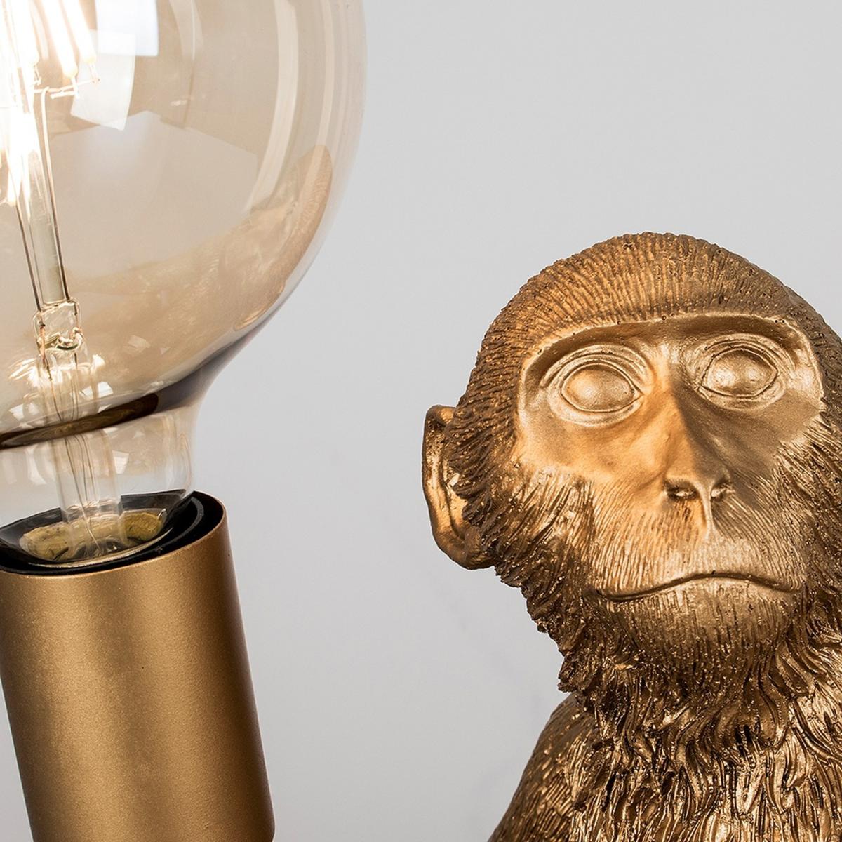 George Monkey Gold Table Lamp - Gold – image 2