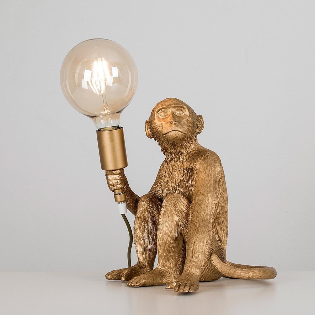 George Monkey Gold Table Lamp - Gold – image 5