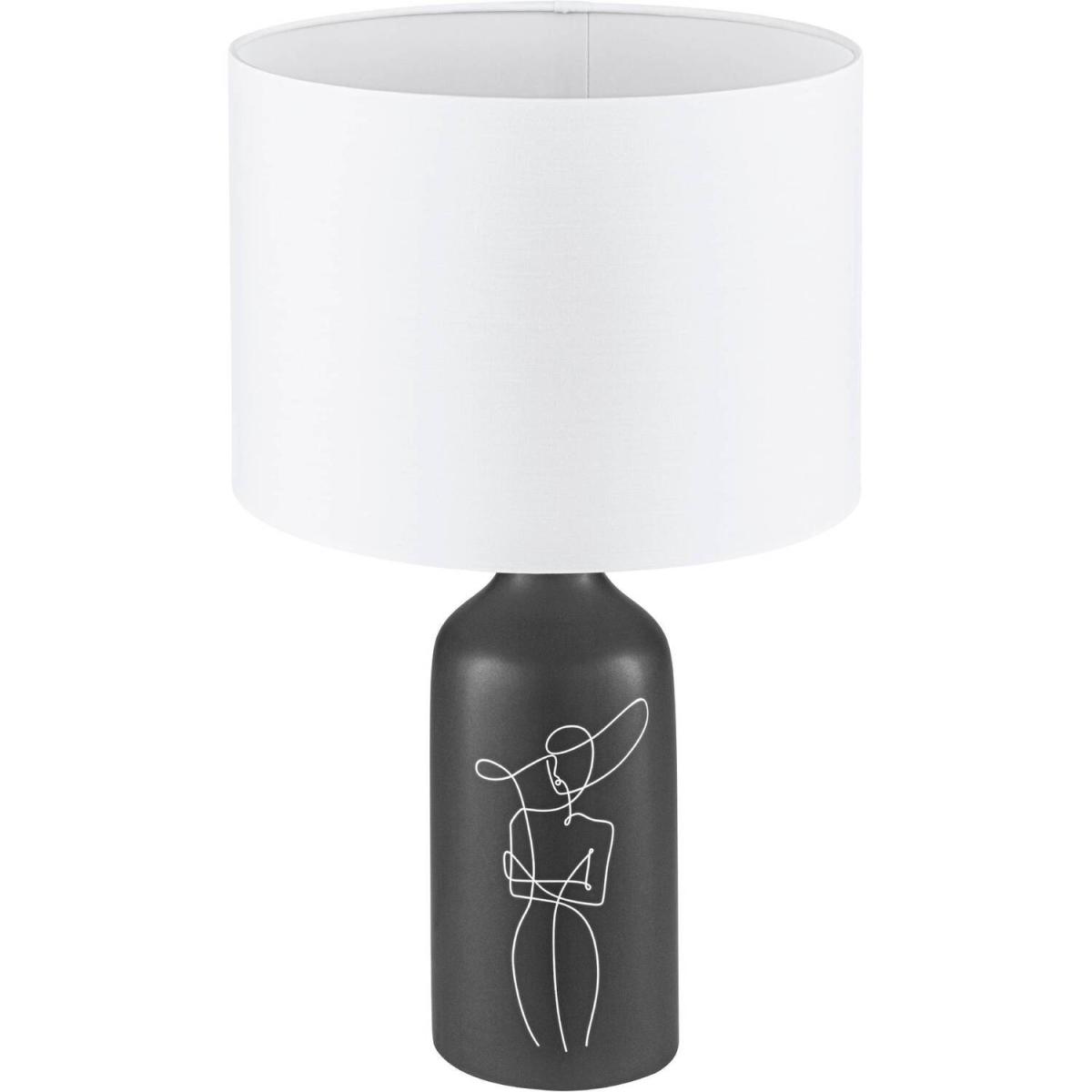 Eglo Vinoza Black Chic Ceramic Table Lamp - black – image 2