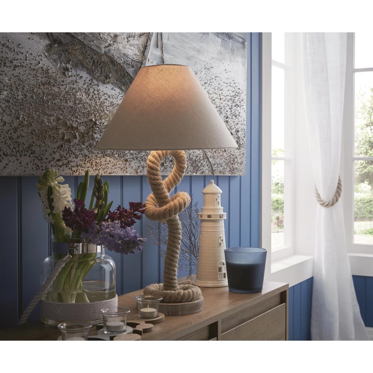 Nautical Rope Table Lamp - Natural – image 2