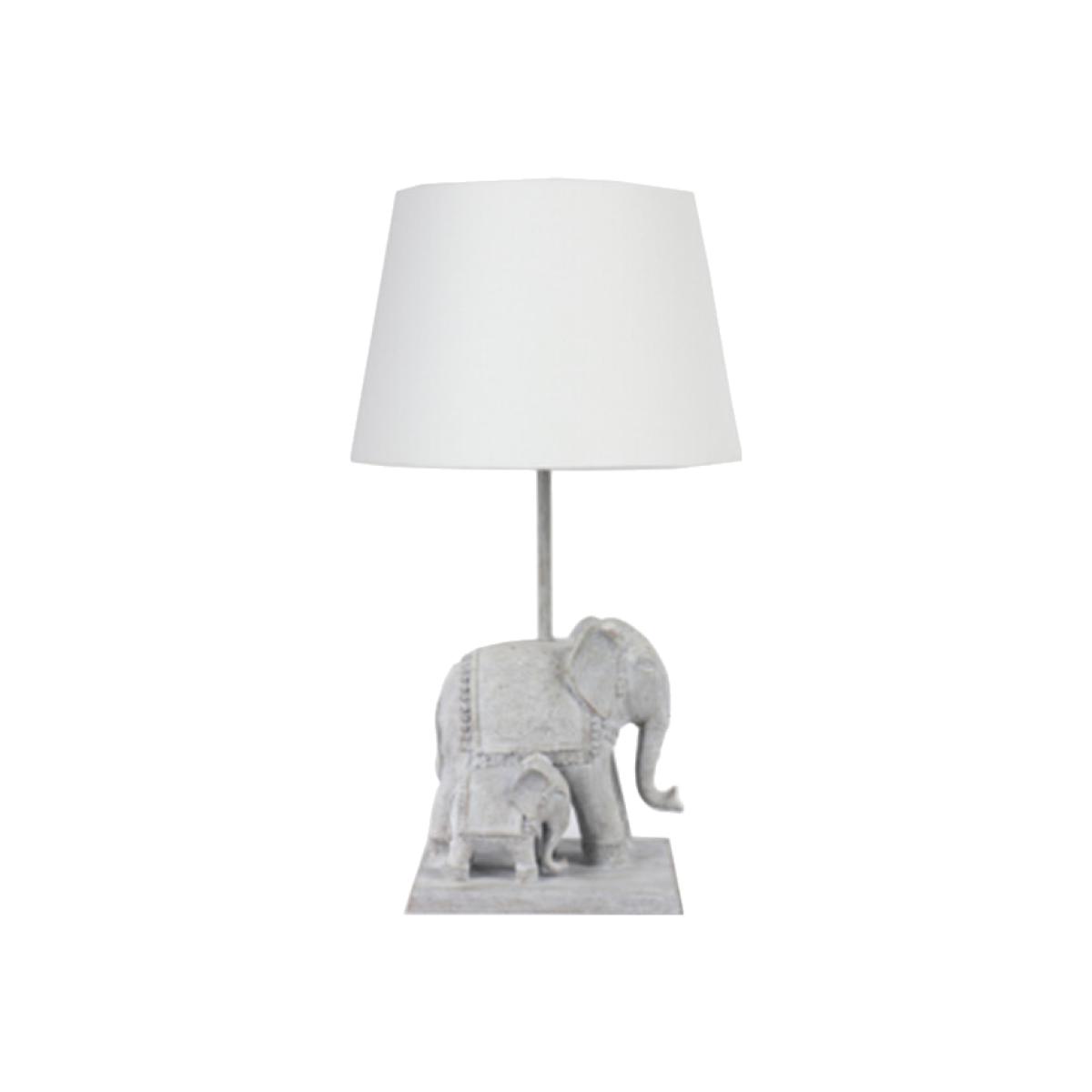 Tribal Elephant Table Lamp – image 1