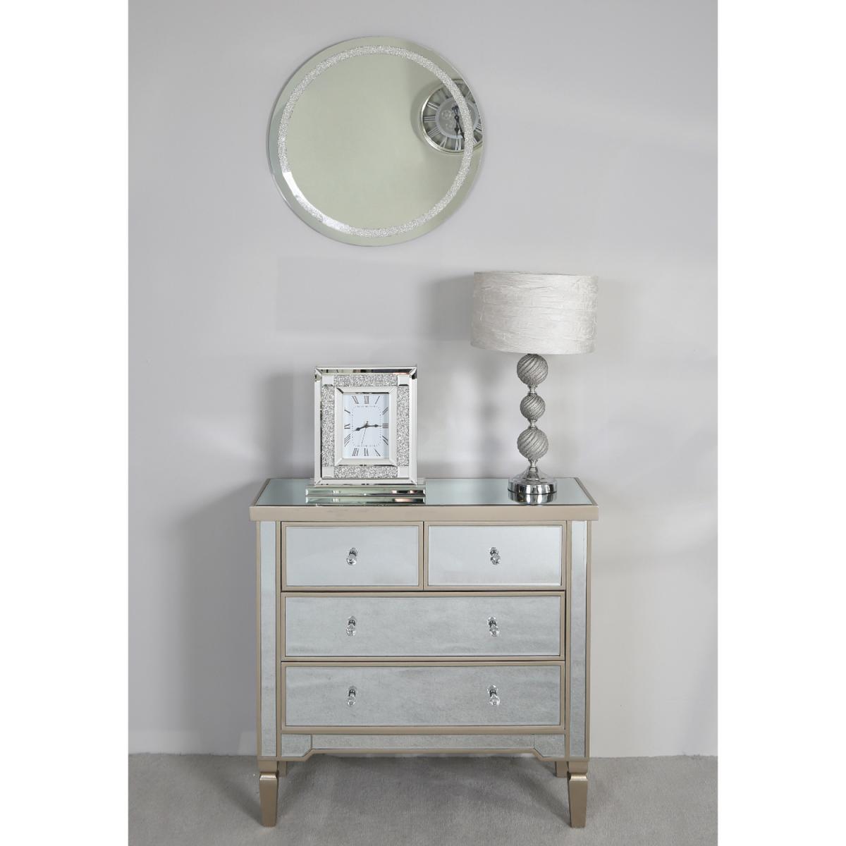 Three Ceramic Ball Table Lamp With Ivory Shade - Ivory – image 2