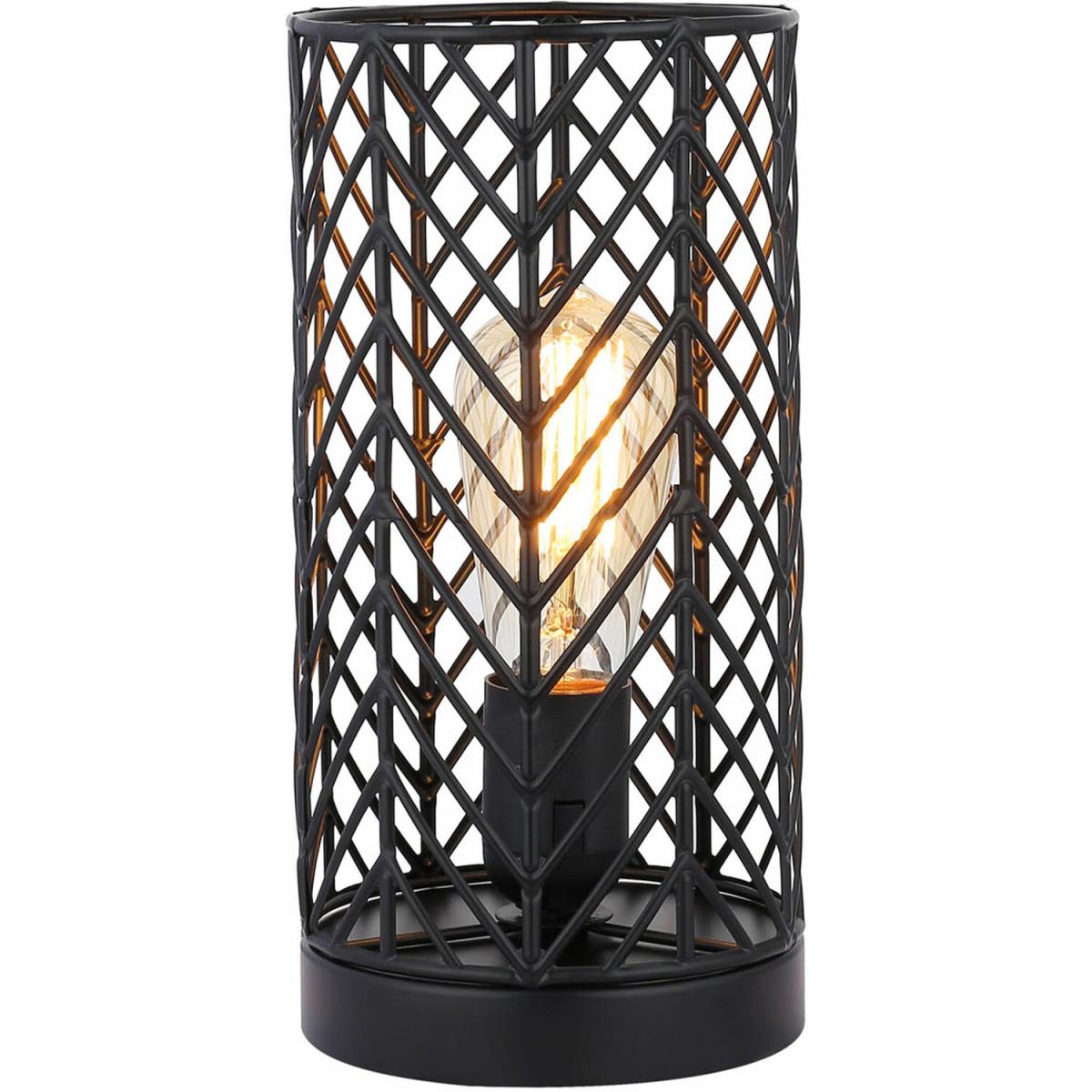 Industrial Weaved Touch Pad Lamp - Black – image 3