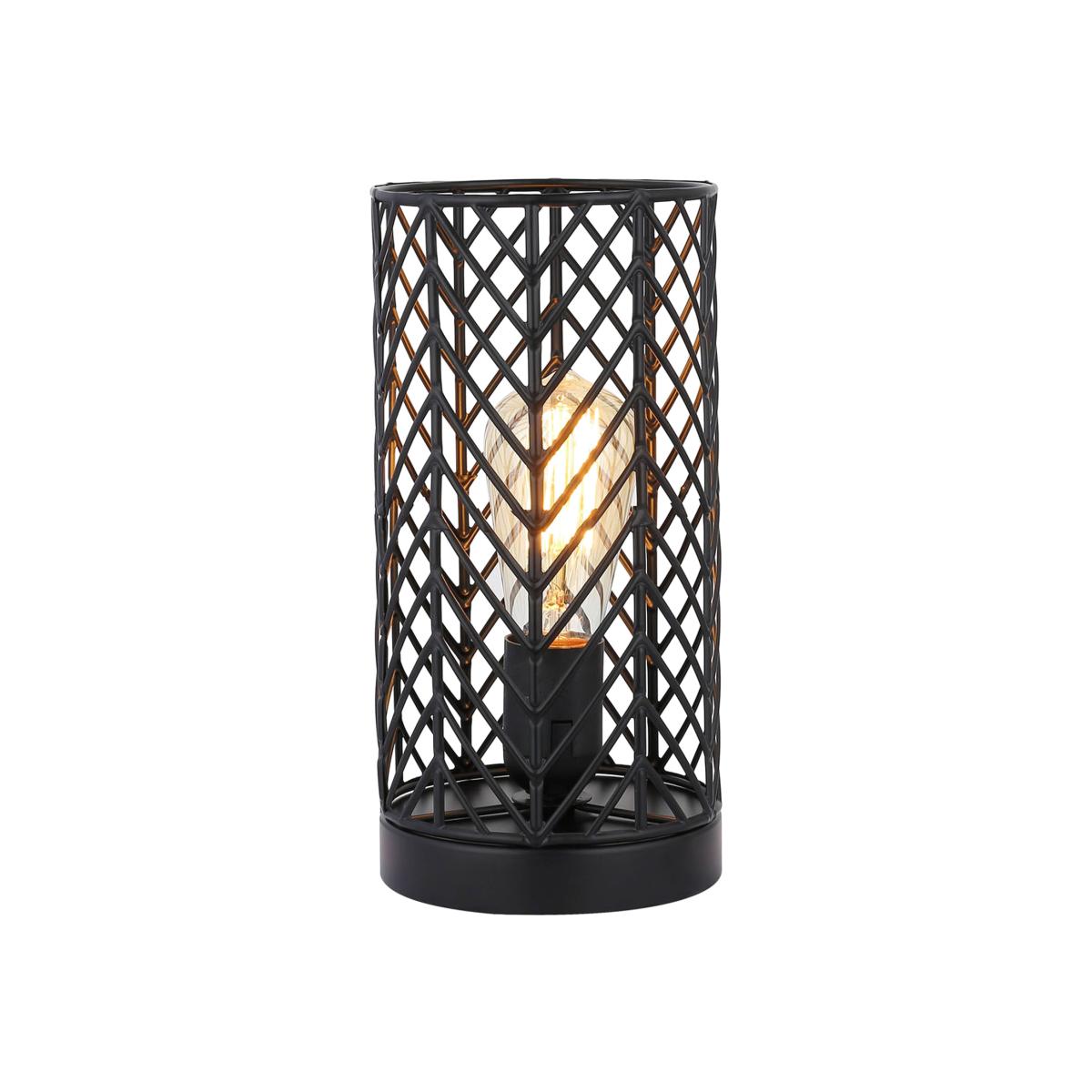 Industrial Weaved Touch Pad Lamp - Black – image 1