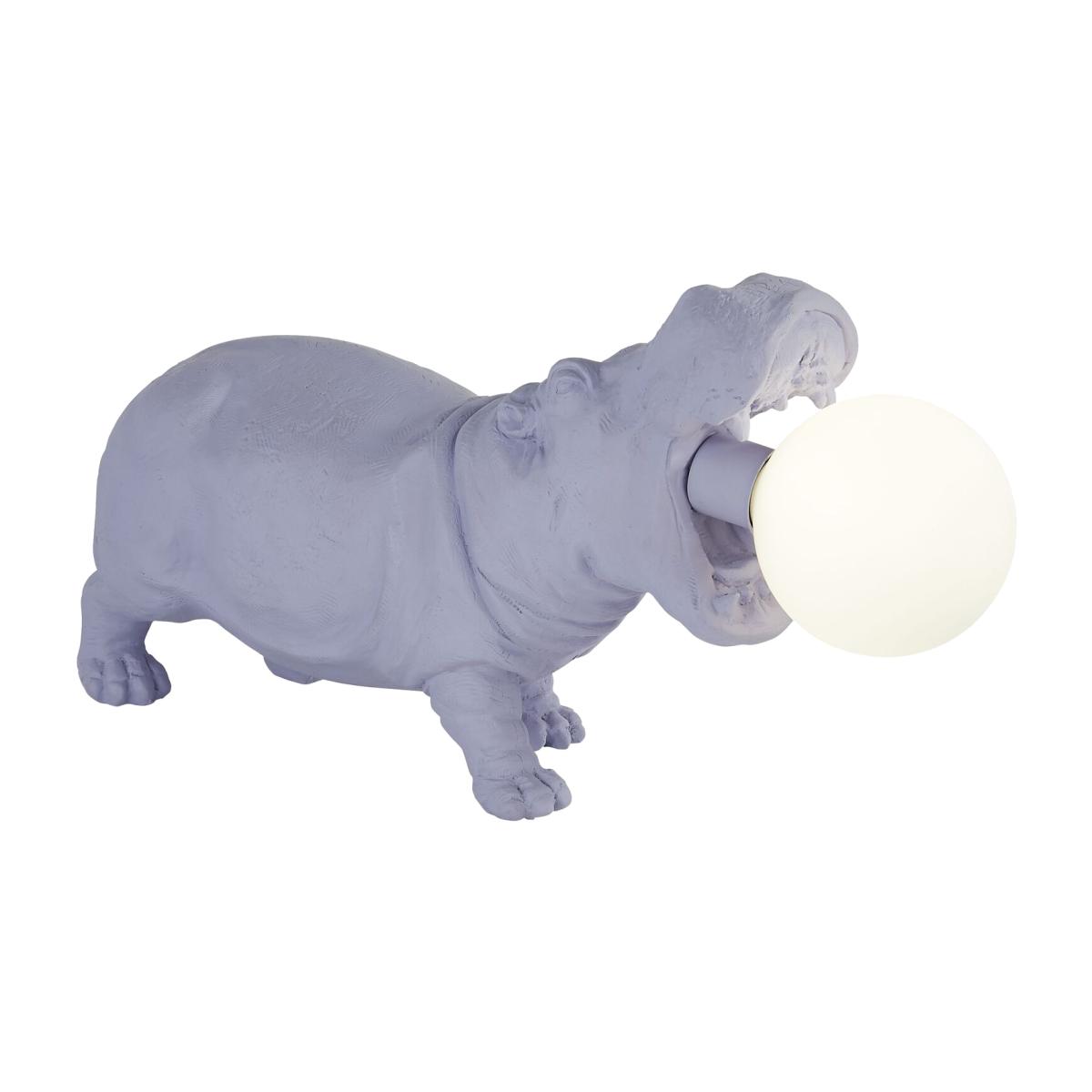 Hippo Table Lamp - Purple – image 1
