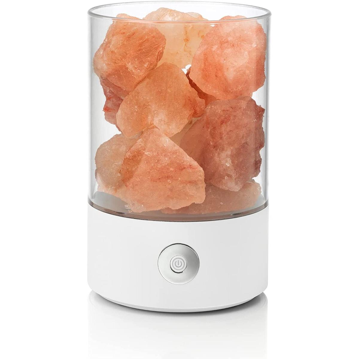 Auraglow USB Himalayan Salt Lamp - White – image 5