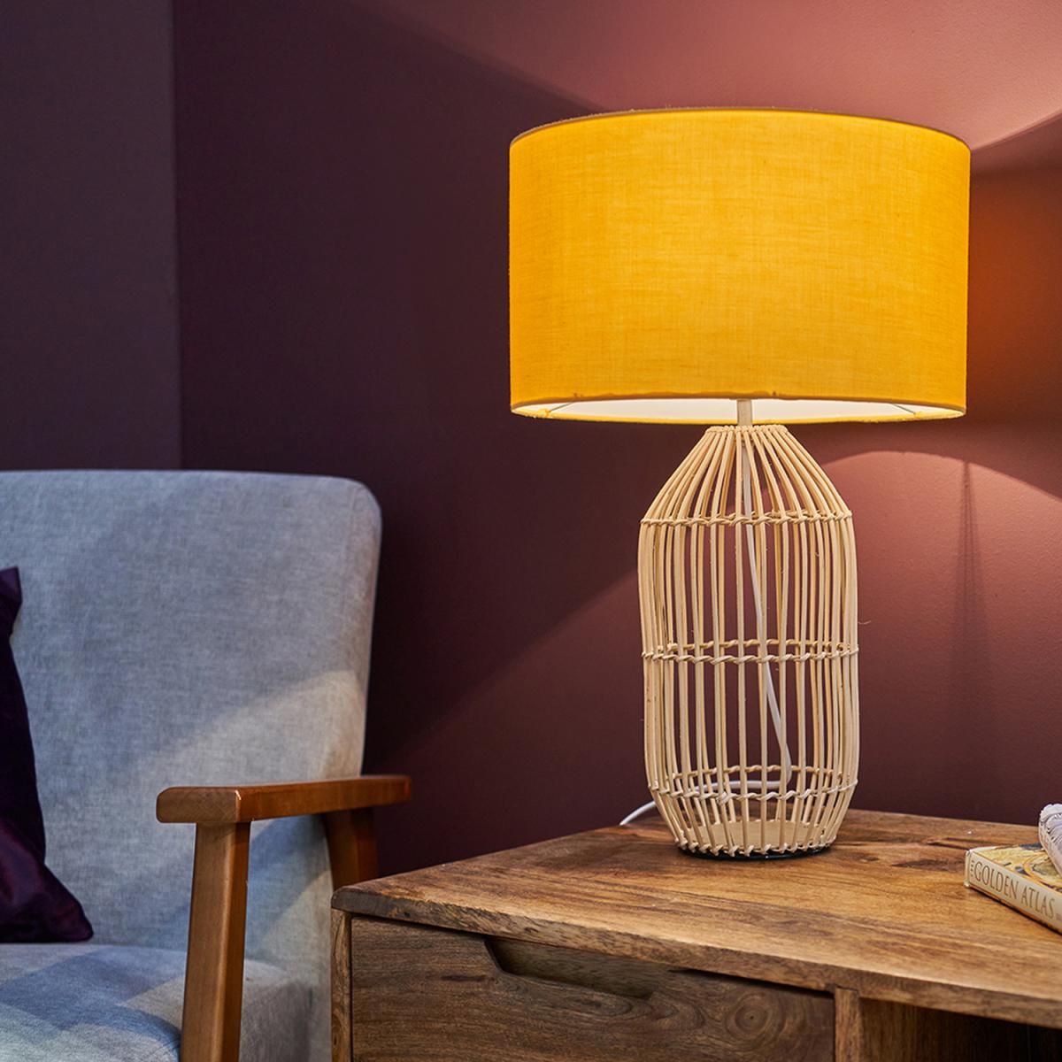 Hollins Natural Table Lamp Natural Shade - Natural – image 3