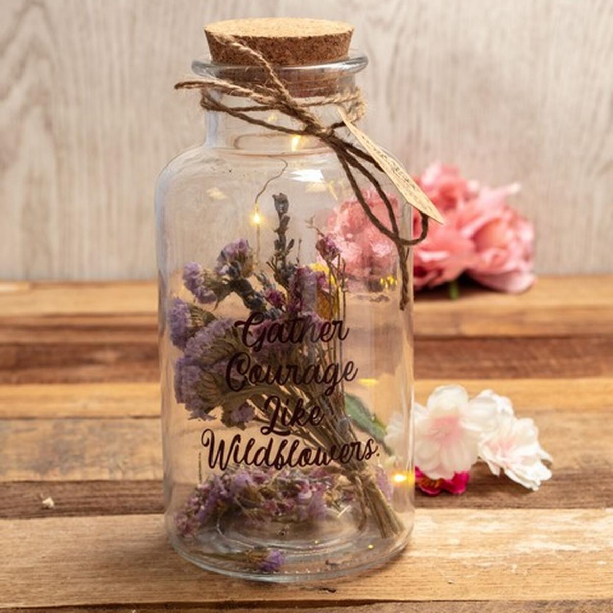 Gather Courage Flower Starlight Jar - Neutral – image 4