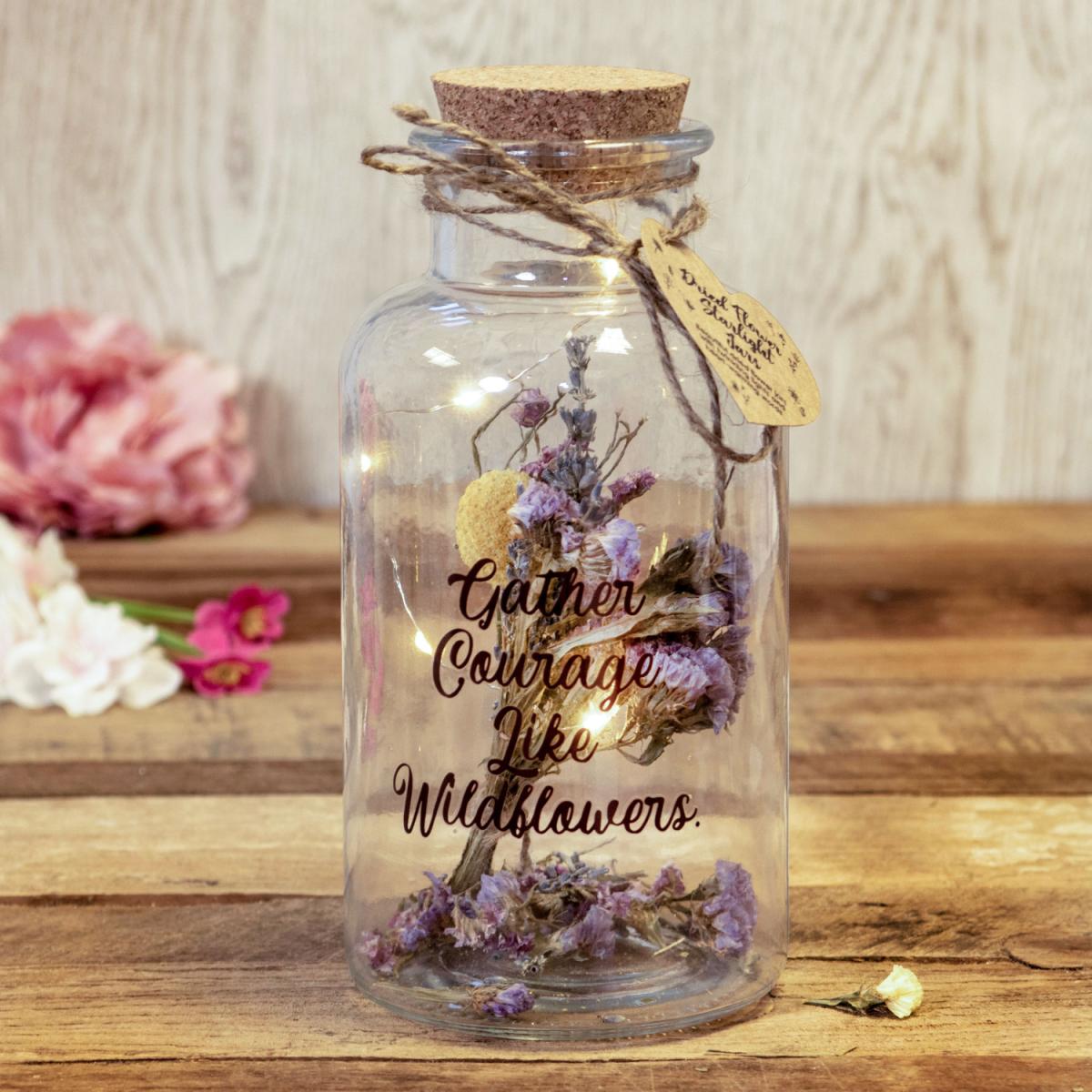 Gather Courage Flower Starlight Jar - Neutral – image 5