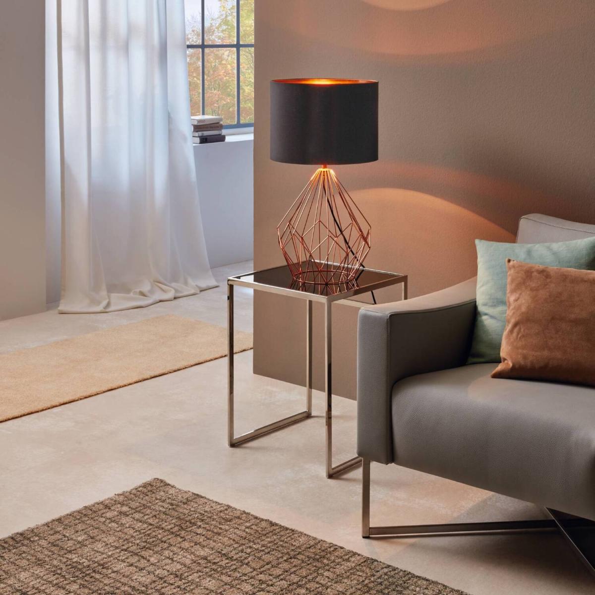 EGLO Pedregal 1 CopperBlack Table Lamp - Bronze – image 2