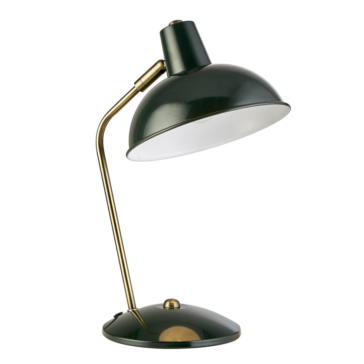 Desk Arc Desk Lamp - Antique Brass & Dark Green – image 5