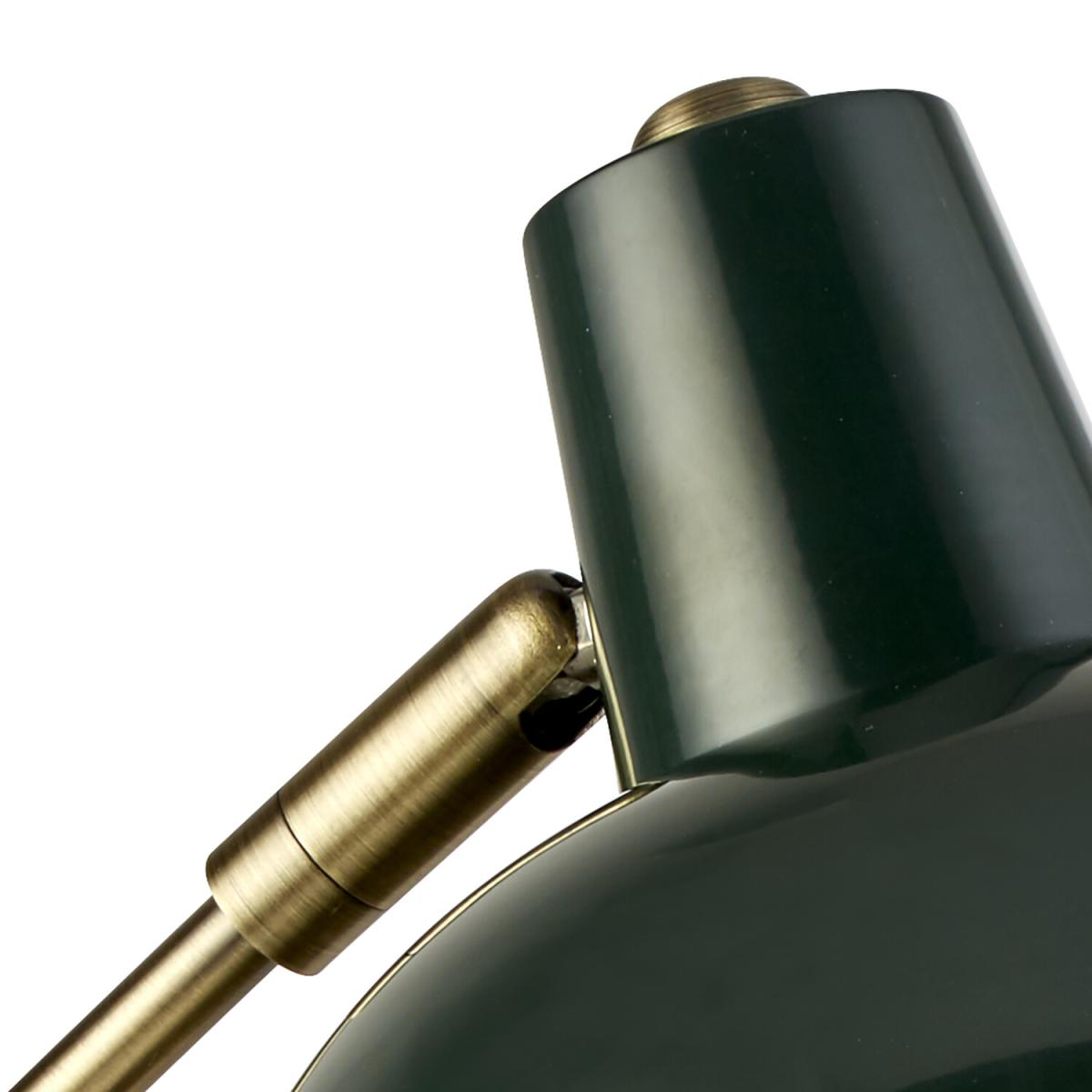 Desk Arc Desk Lamp - Antique Brass & Dark Green – image 6