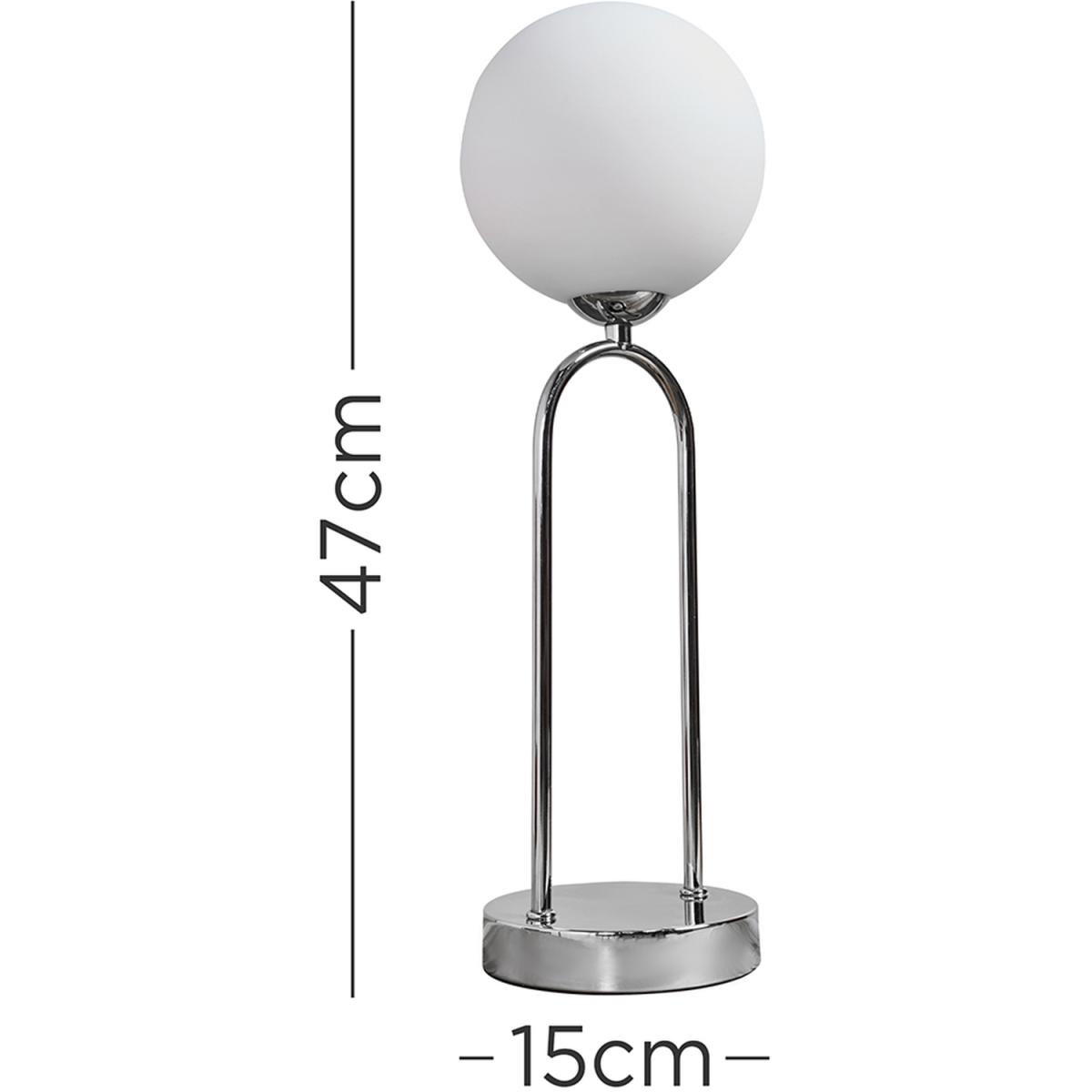 Beauworth Brushed Chrome Table Lamp - Brushed Chrome – image 2
