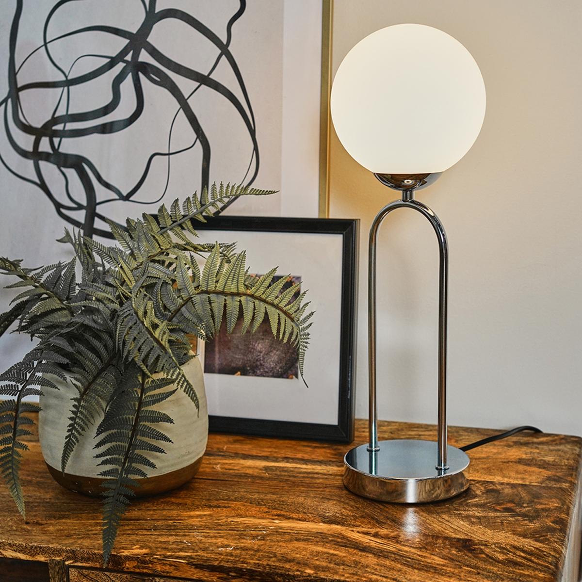 Beauworth Brushed Chrome Table Lamp - Brushed Chrome – image 4