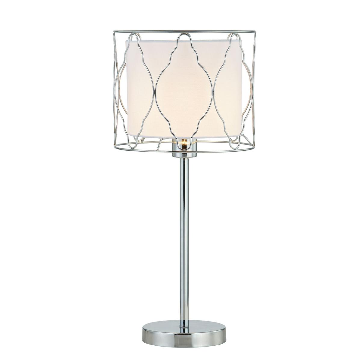 Quatrefoil Cut Out Table Lamp - Silver – image 3