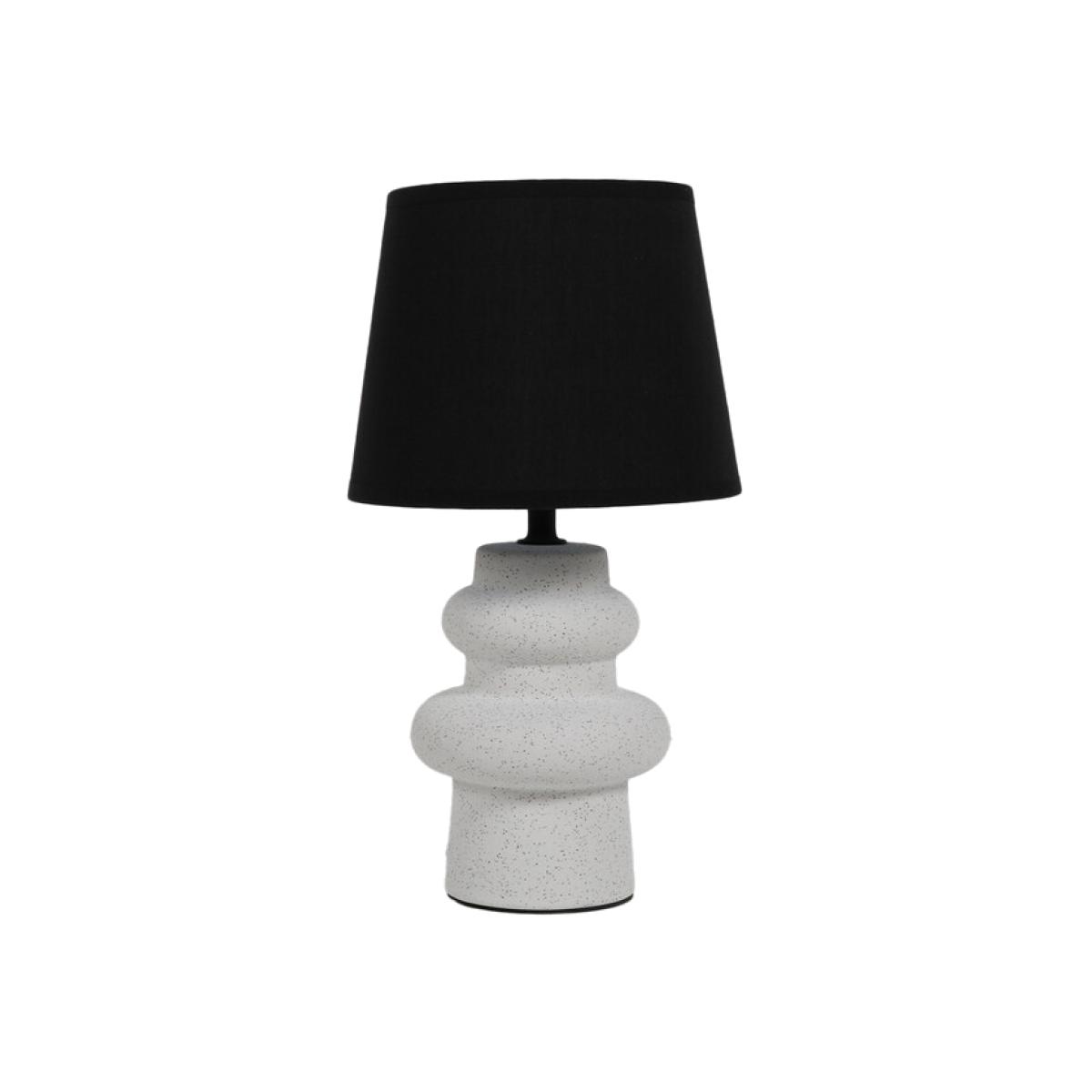 Della Textured Table Lamp - Cream