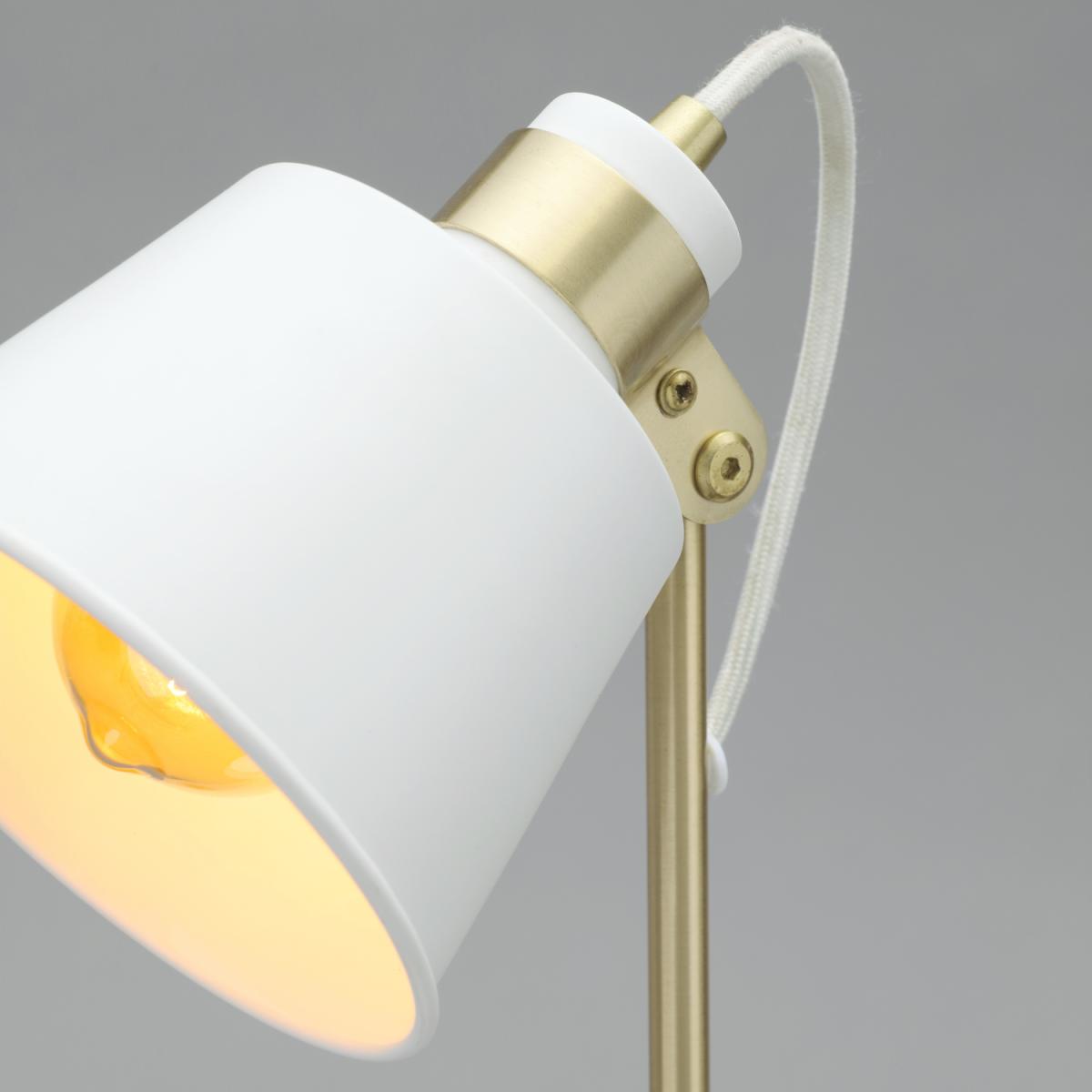 Drew Task Table Lamp - White – image 4