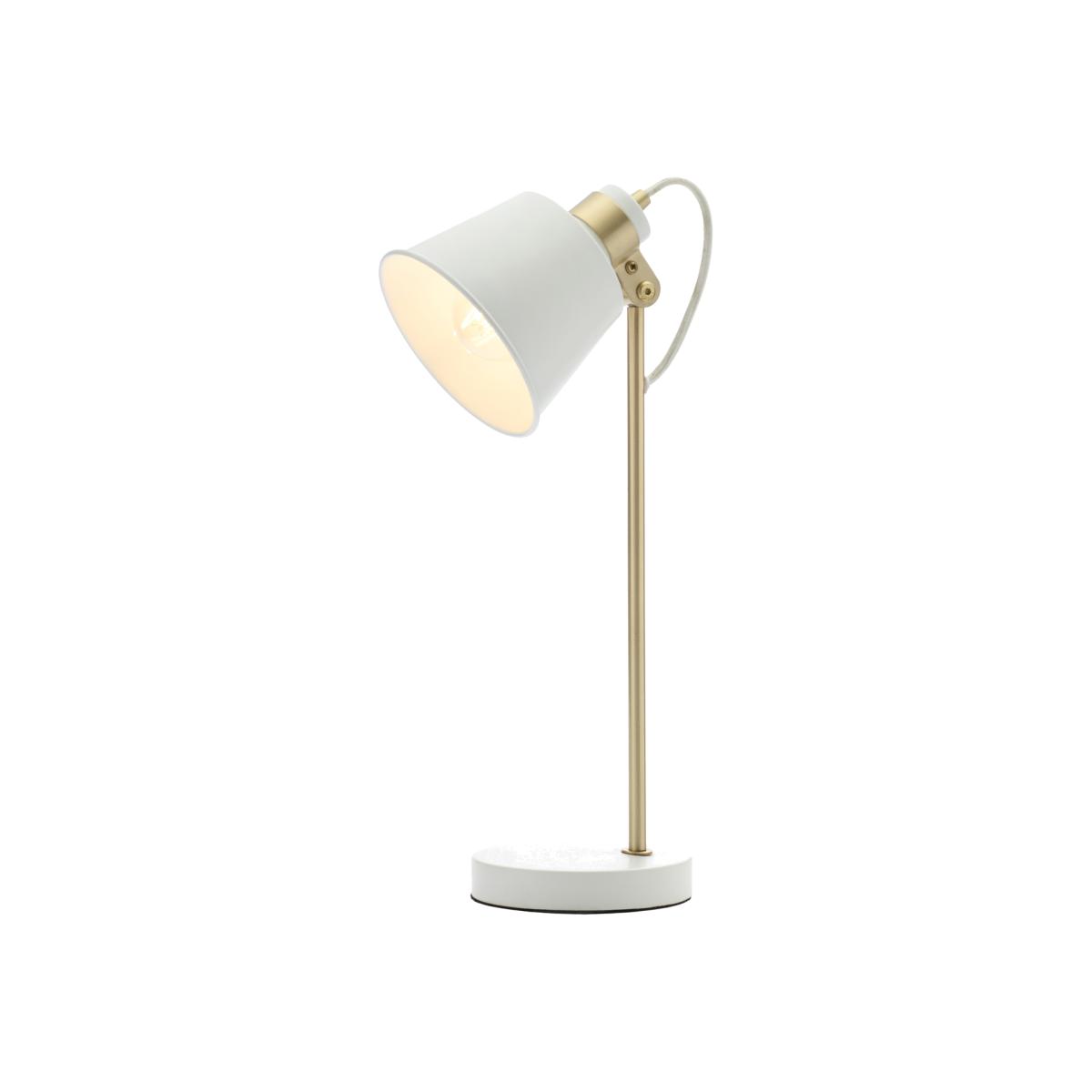 Drew Task Table Lamp - White – image 1
