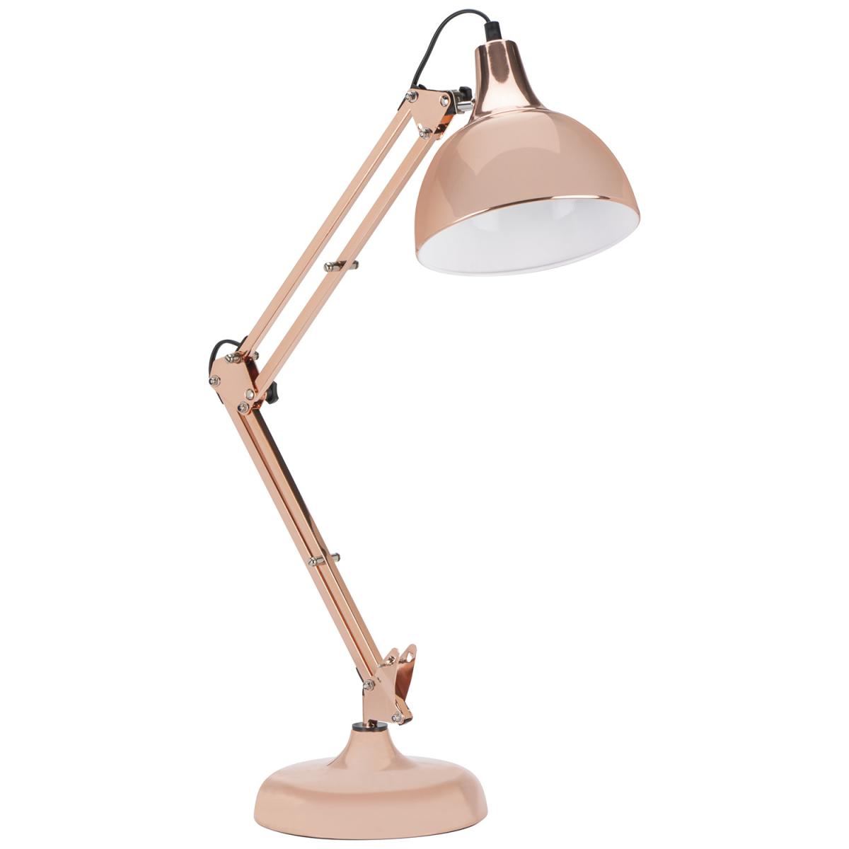 Retro Chrome Table Lamp - Copper – image 2