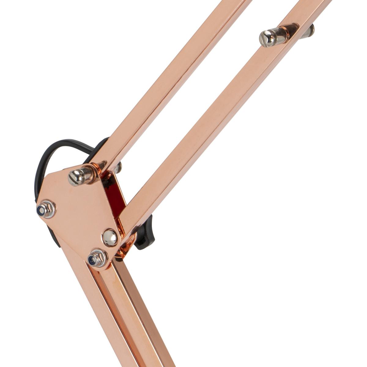 Retro Chrome Table Lamp - Copper – image 3