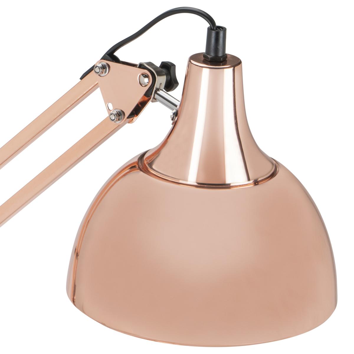 Retro Chrome Table Lamp - Copper – image 4