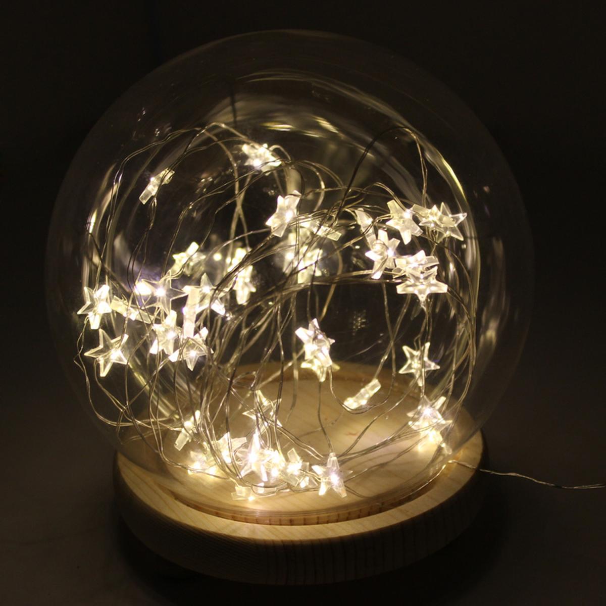Glass Dome Cover Wood Base Gift without LED Light - White / 8.5cm / 12cm – image 5