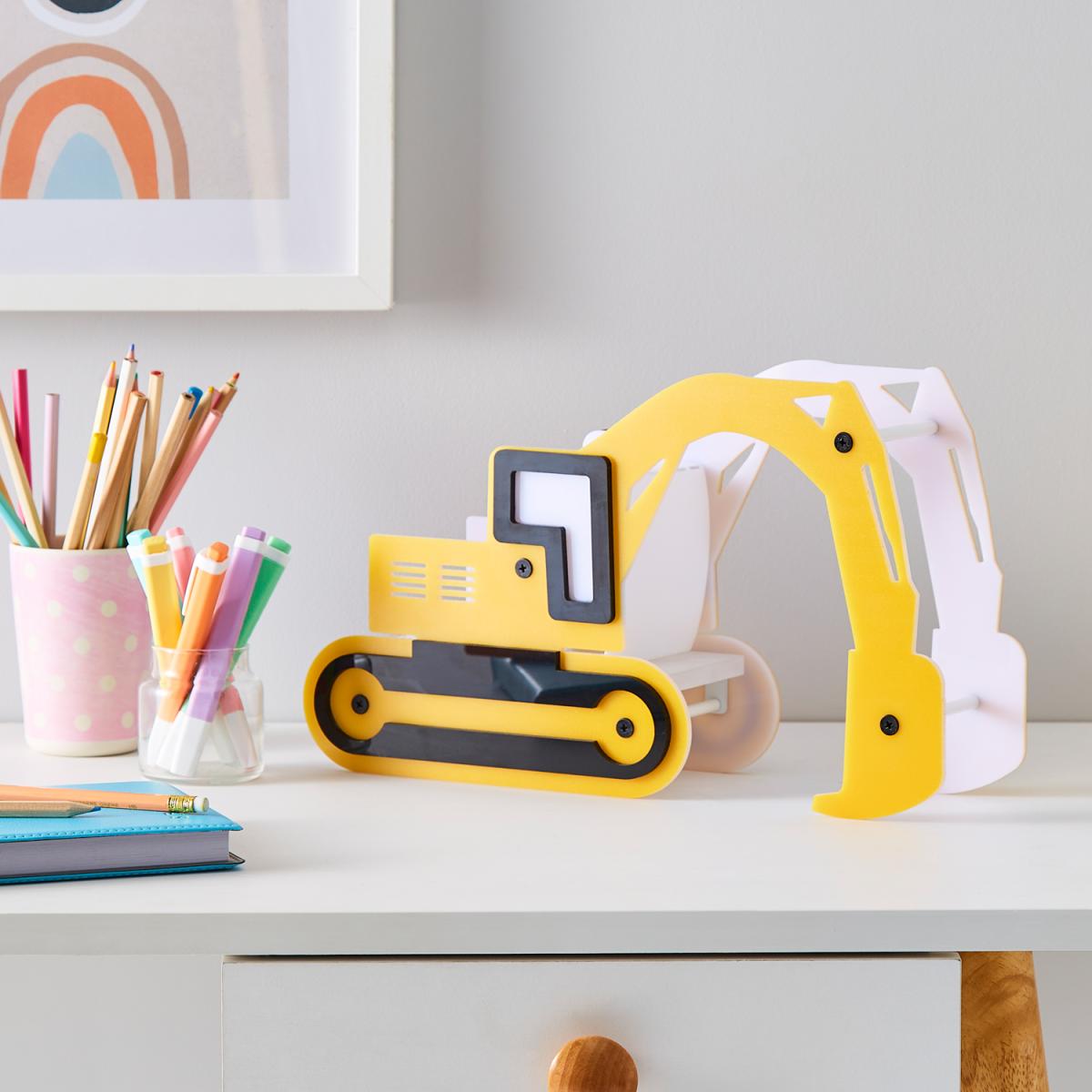 Glow Children's Digger Table Lamp - Yellow – image 8