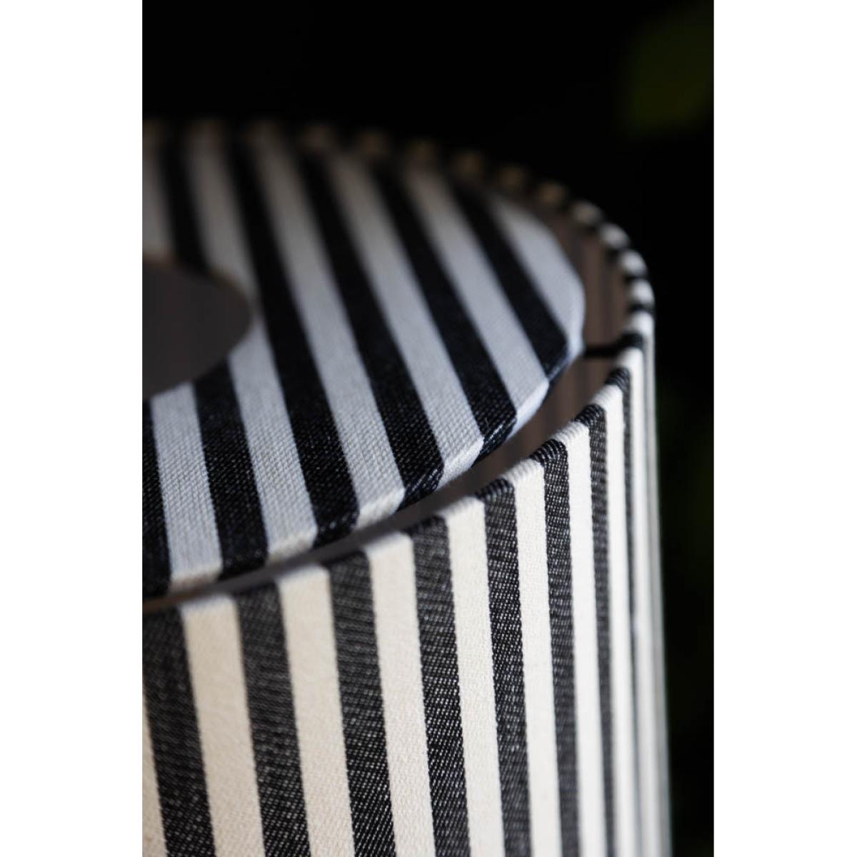 Black & White Stripe Table Lamp – image 4