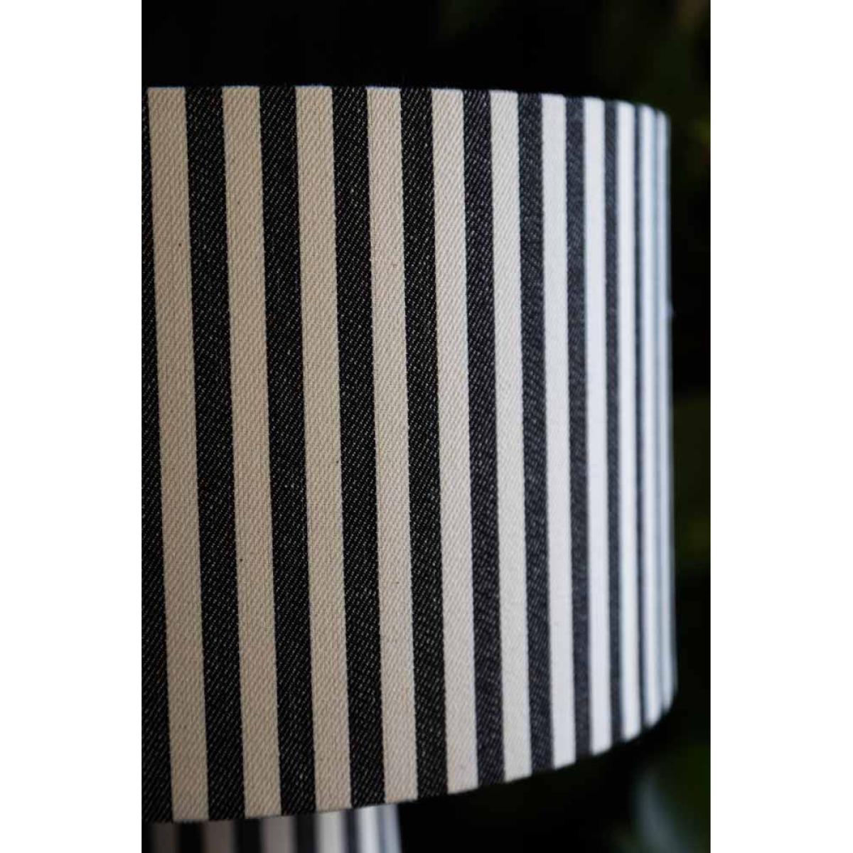 Black & White Stripe Table Lamp – image 5