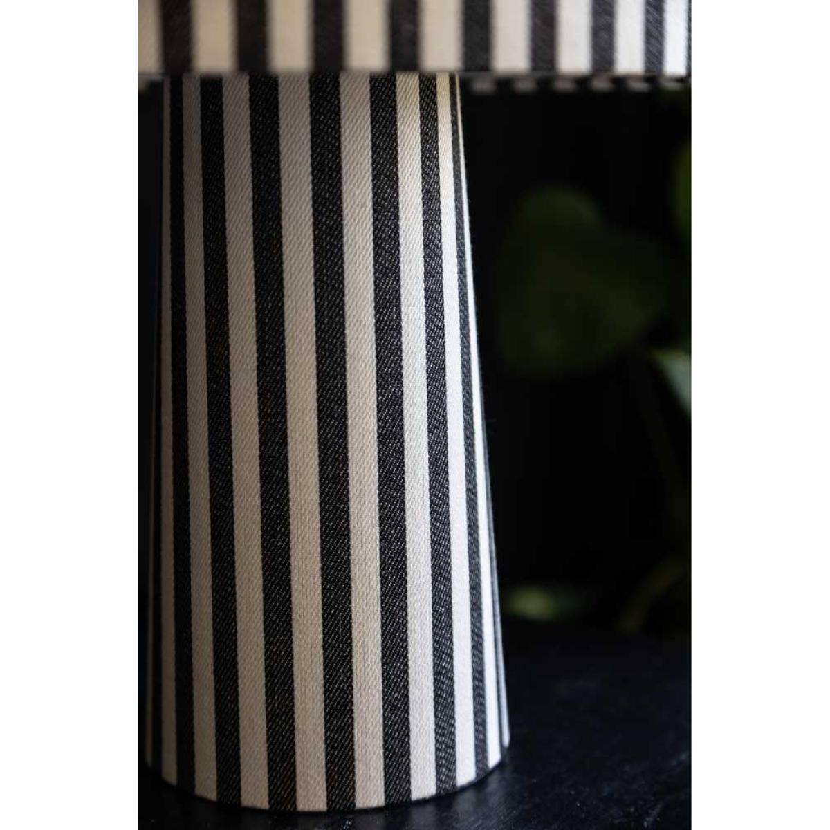 Black & White Stripe Table Lamp – image 6
