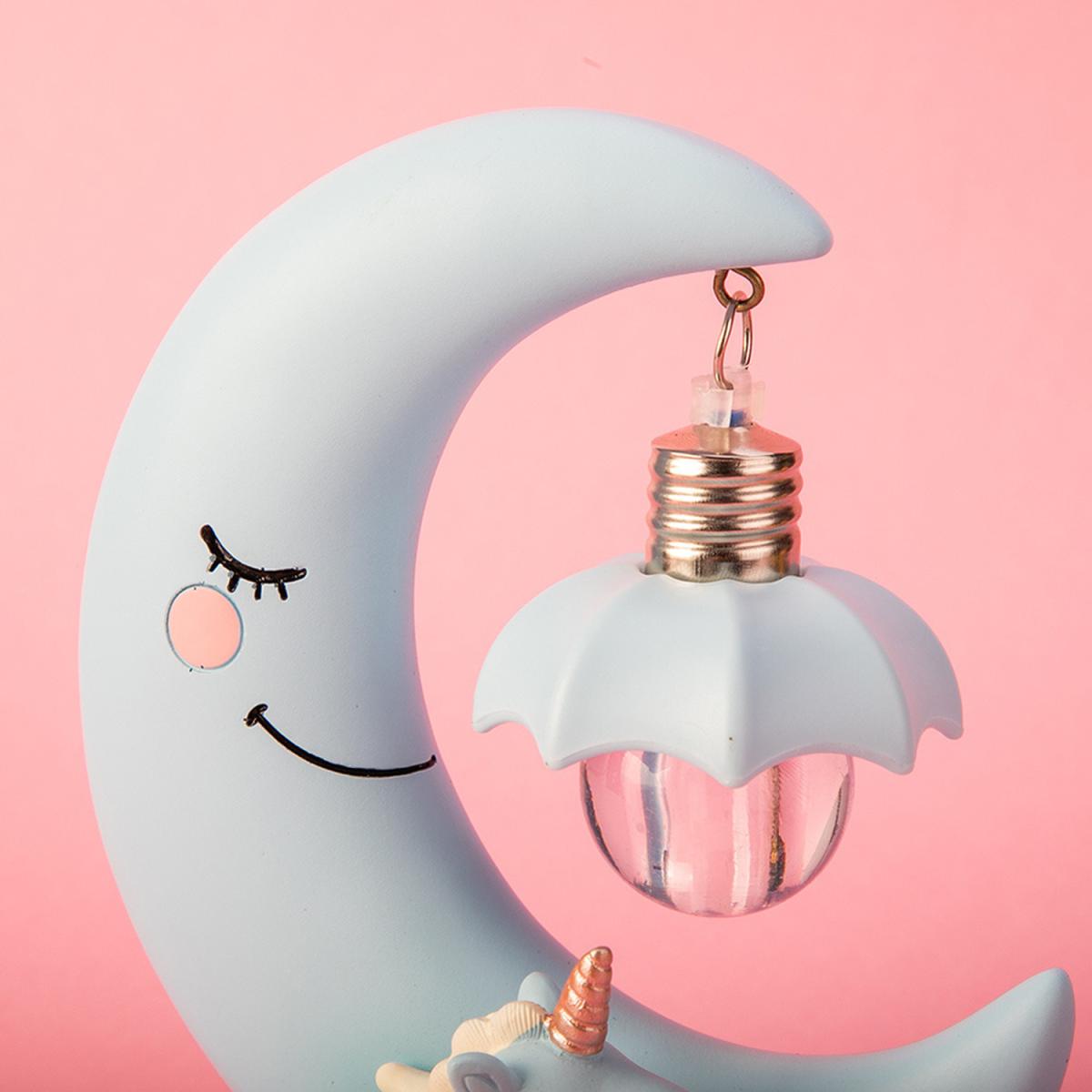 Cute Unicorn Night Light for Kids LED Bedside Lamp - Blue – image 3