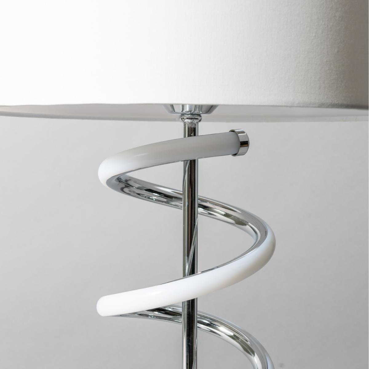 Kelly Swirl Table Lamp - Chrome – image 2