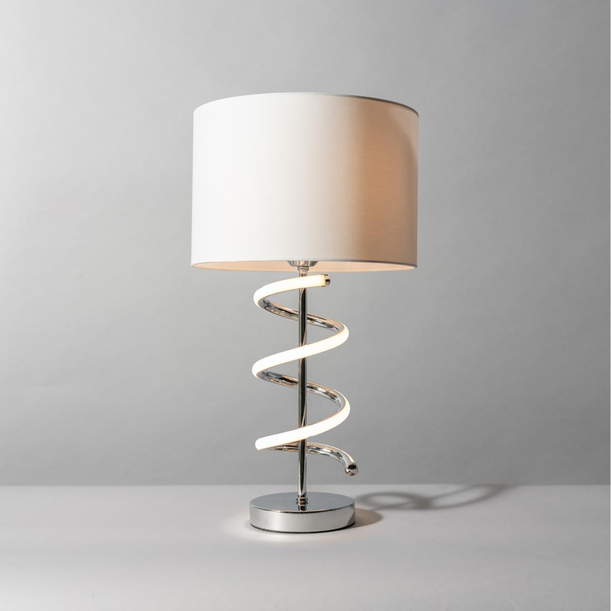 Kelly Swirl Table Lamp - Chrome – image 3