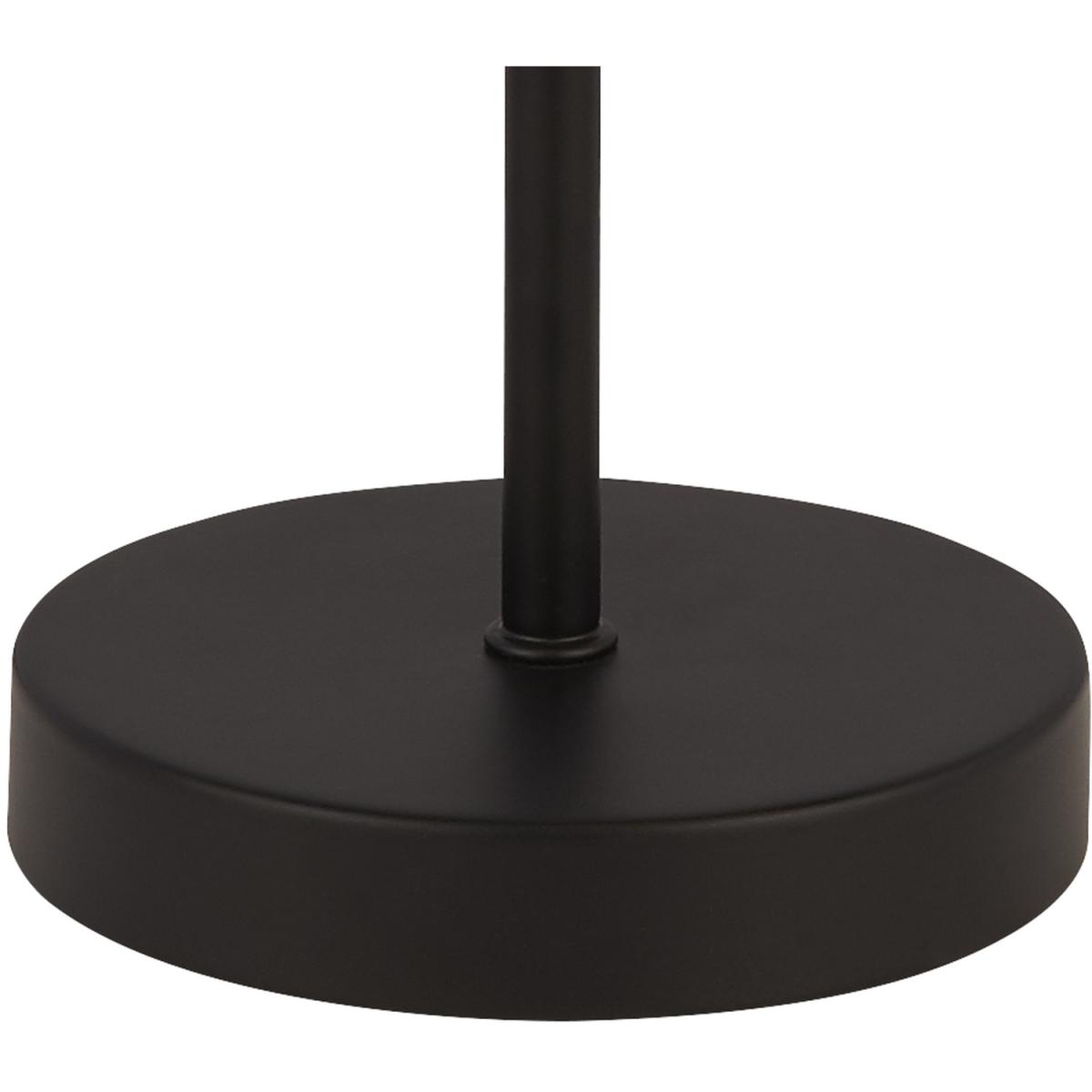 Smoke, Satin Nickel And Black Table Lamp - Black – image 3