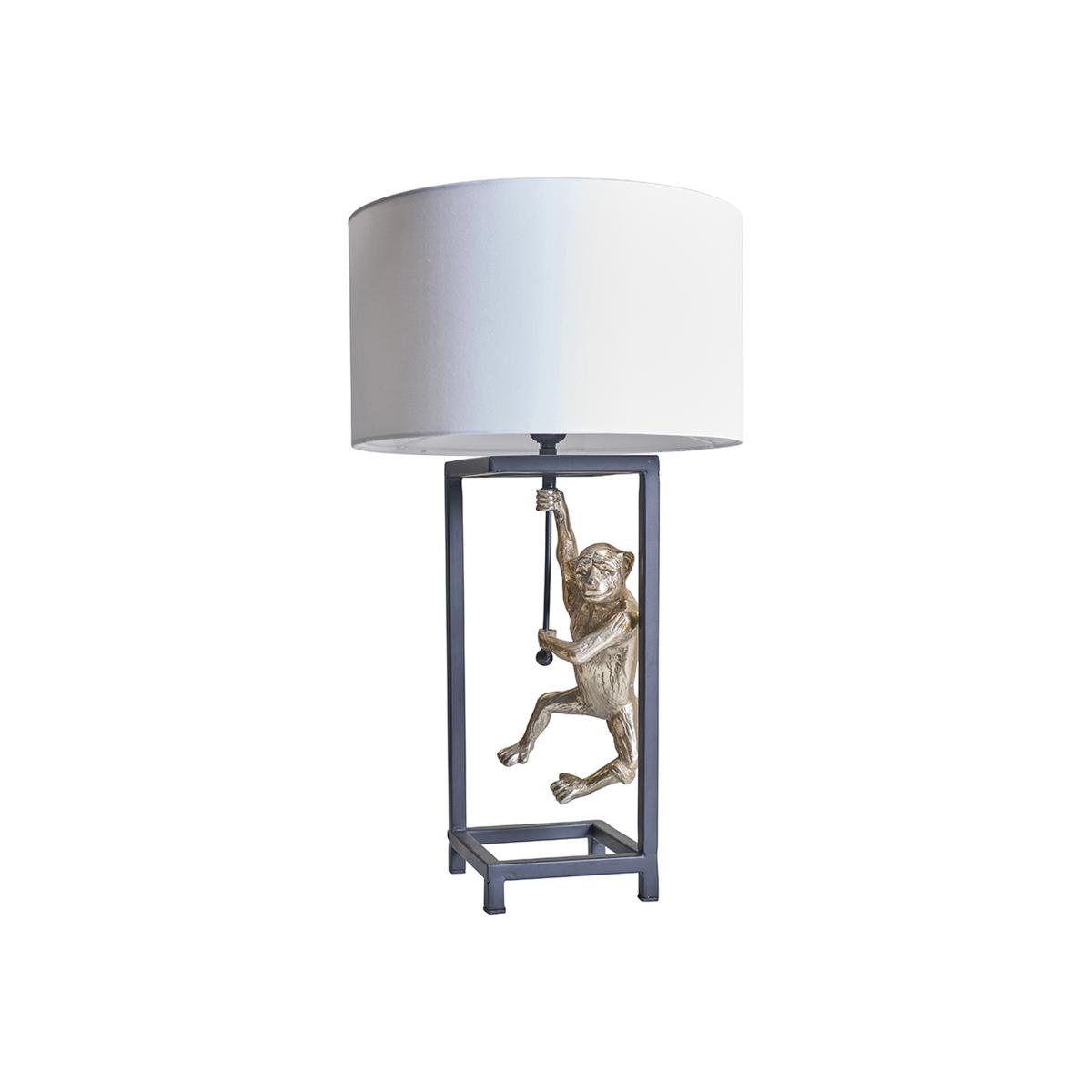 Antique Brass Table Lamp White Shade - Antique Brass – image 1