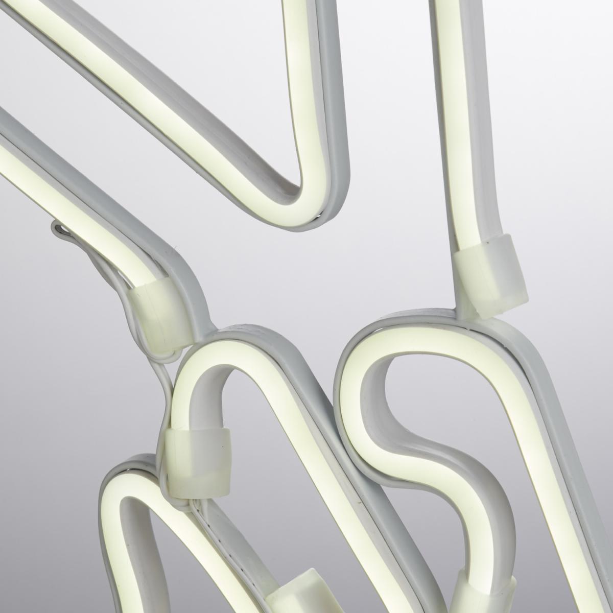 Peace Sign Neon Light - White – image 2