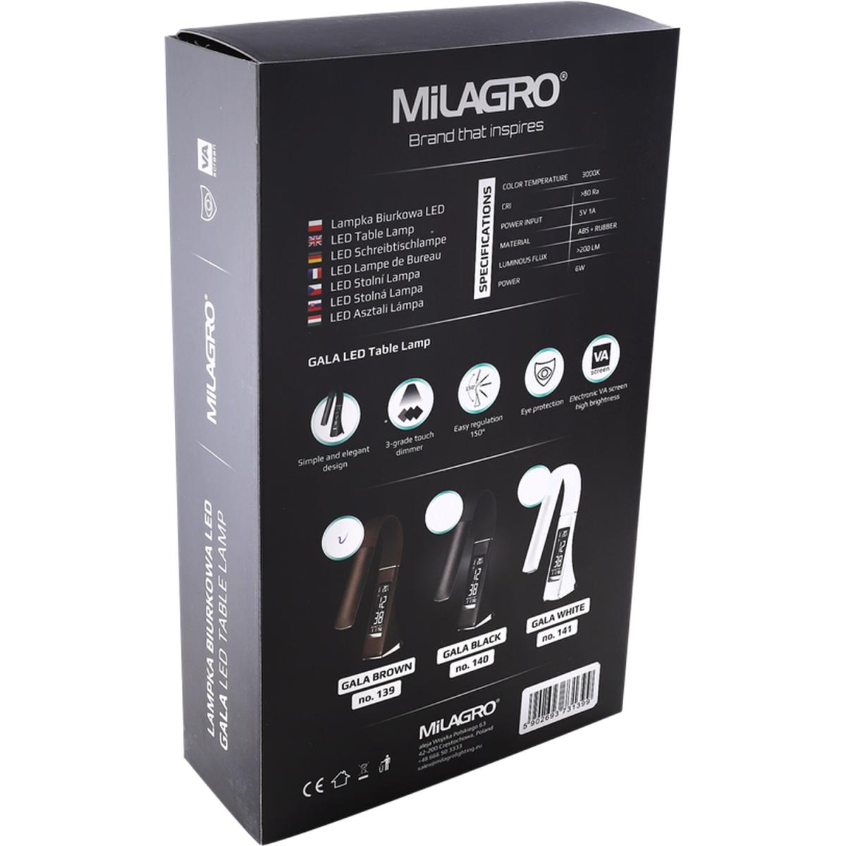 Milagro Desk Lamp Gala Black - Black – image 3