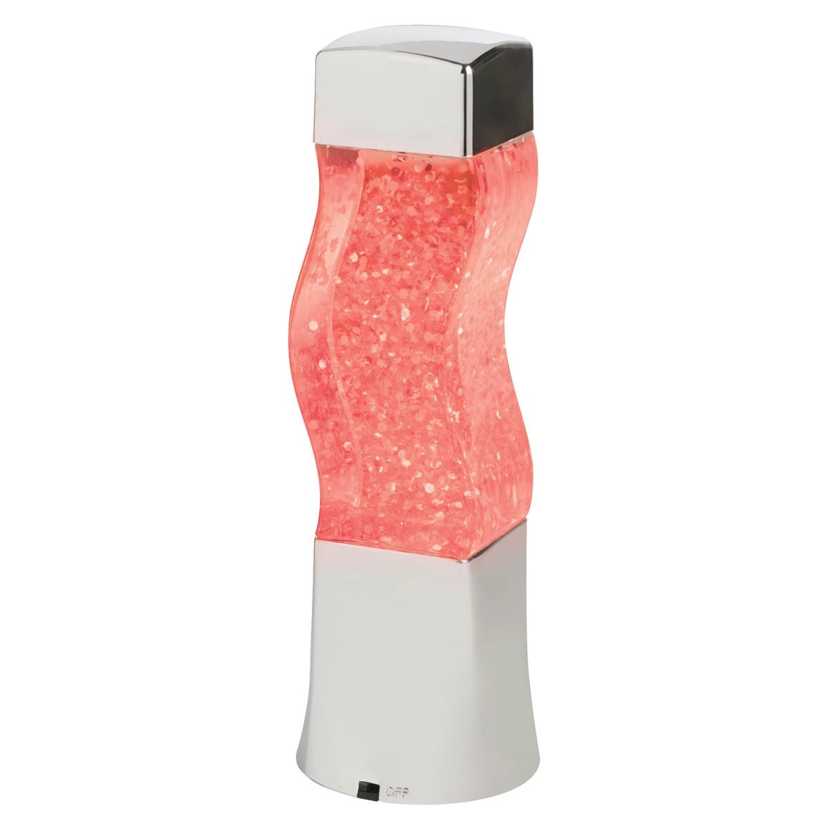 Colour Changing Chrome Glitter Lamp – image 4