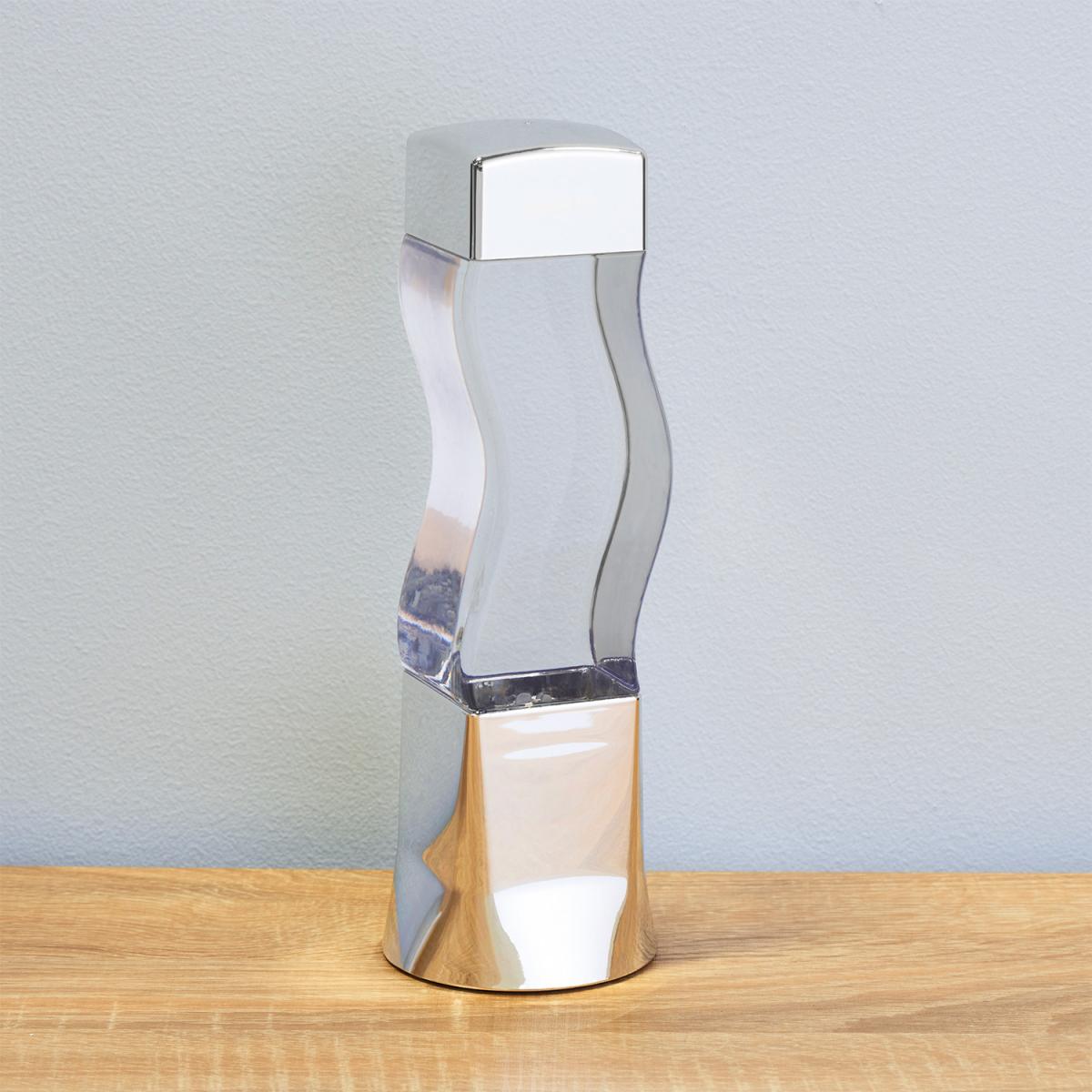 Colour Changing Chrome Glitter Lamp – image 5
