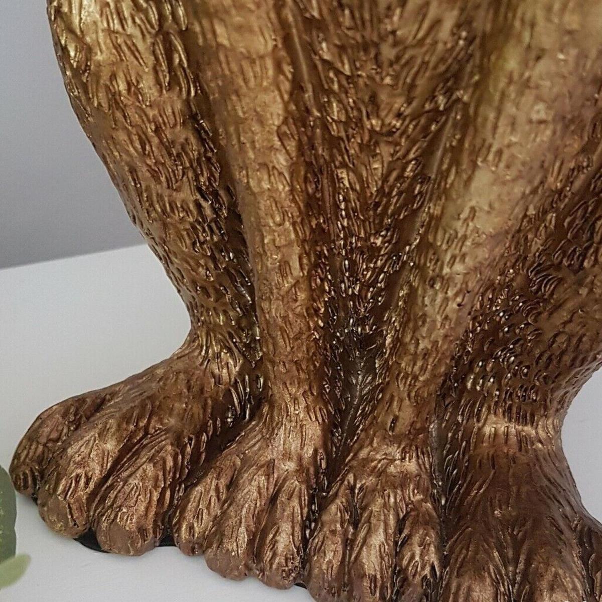 Gold Hare Table Lamp with Velvet Shade - GOLD – image 5