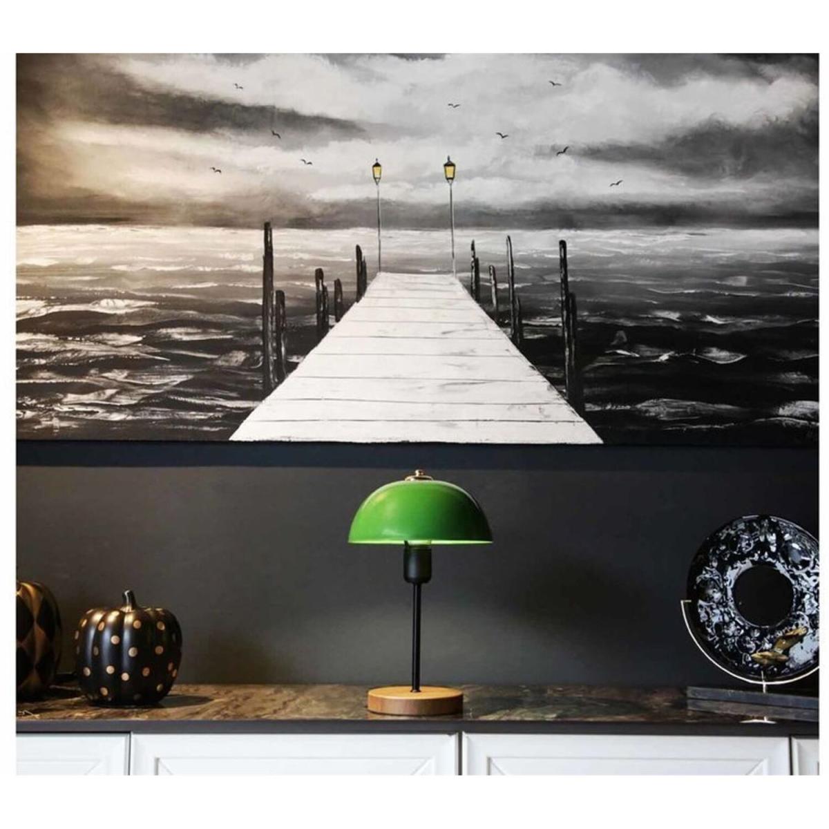 Swiss Table Lamp - Green & Black – image 5