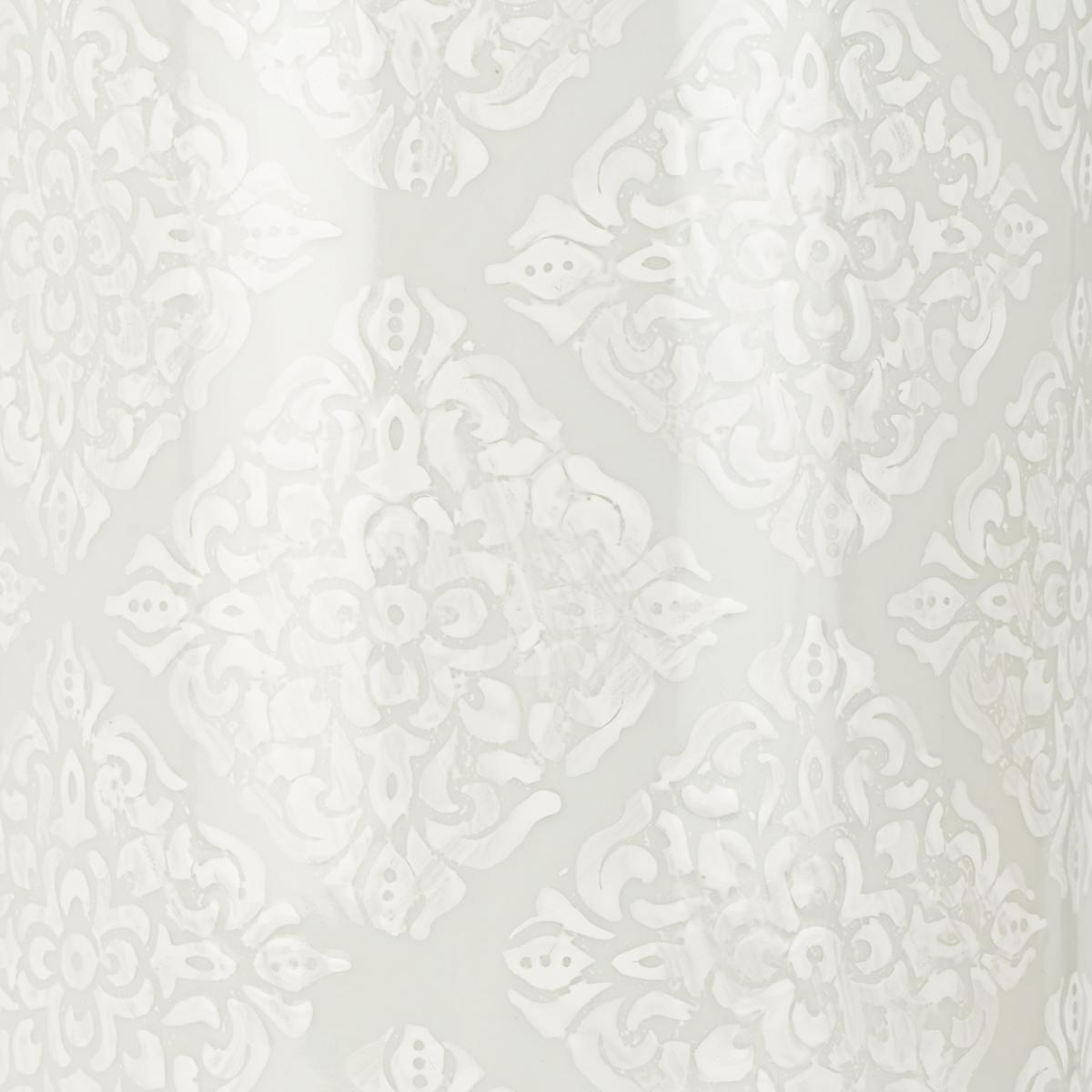 Hand Painted Grey Floral Table Lamp - Grey – image 2