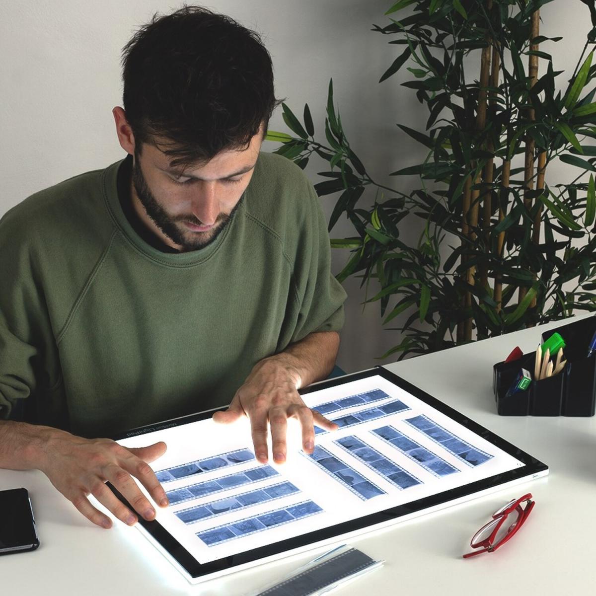 A3 LED Ultra-Slim Art Craft Design Light Pad Panel - White – image 3