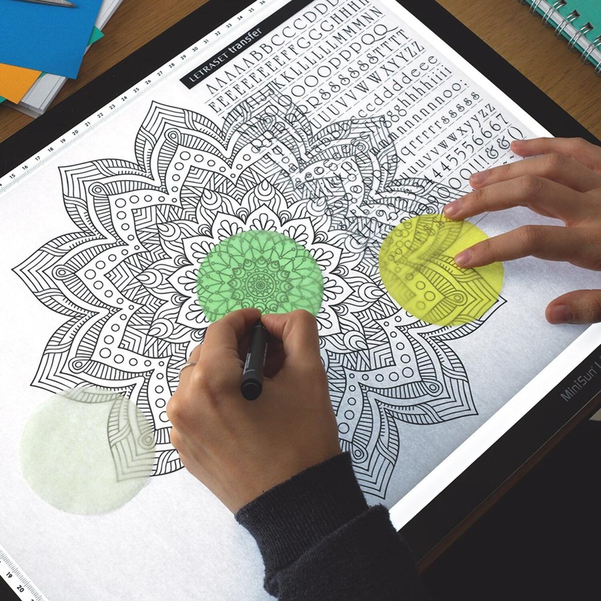 A3 LED Ultra-Slim Art Craft Design Light Pad Panel - White – image 4