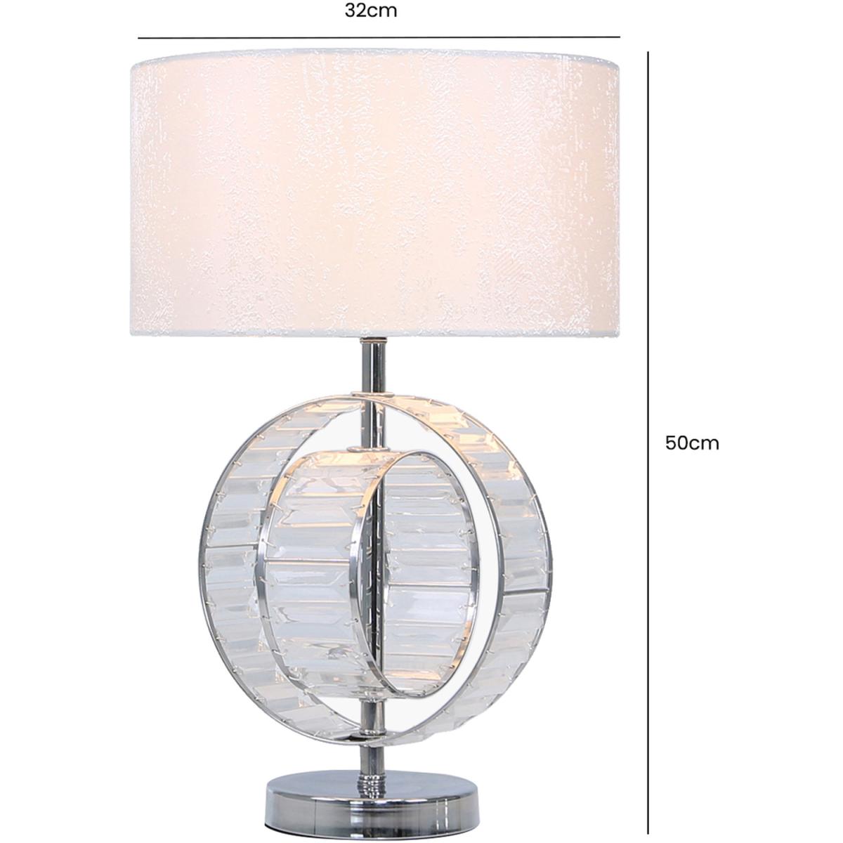 Ledburry 50cm Table Lamp - White – image 3