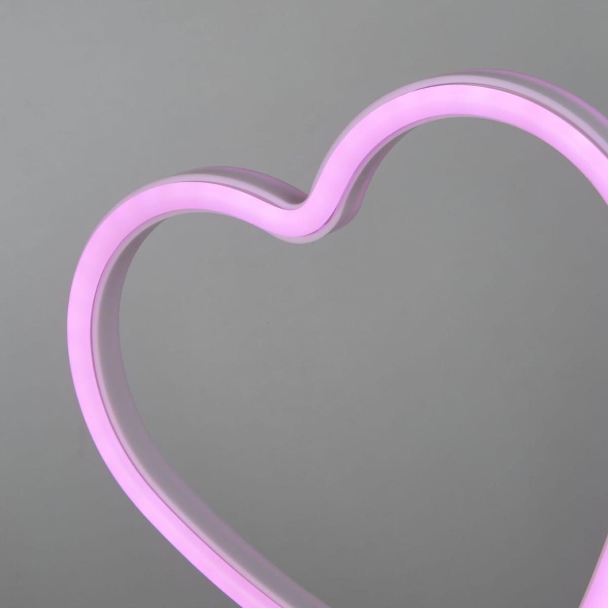 Plastic Neon Heart  - Pink – image 2