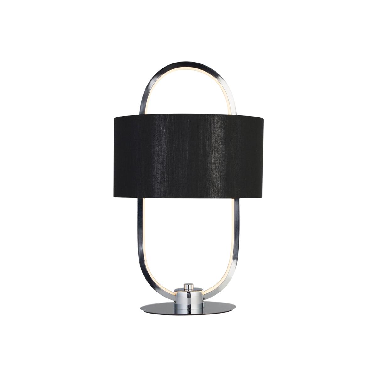 Musel Chrome LED Table Lamp - Silver