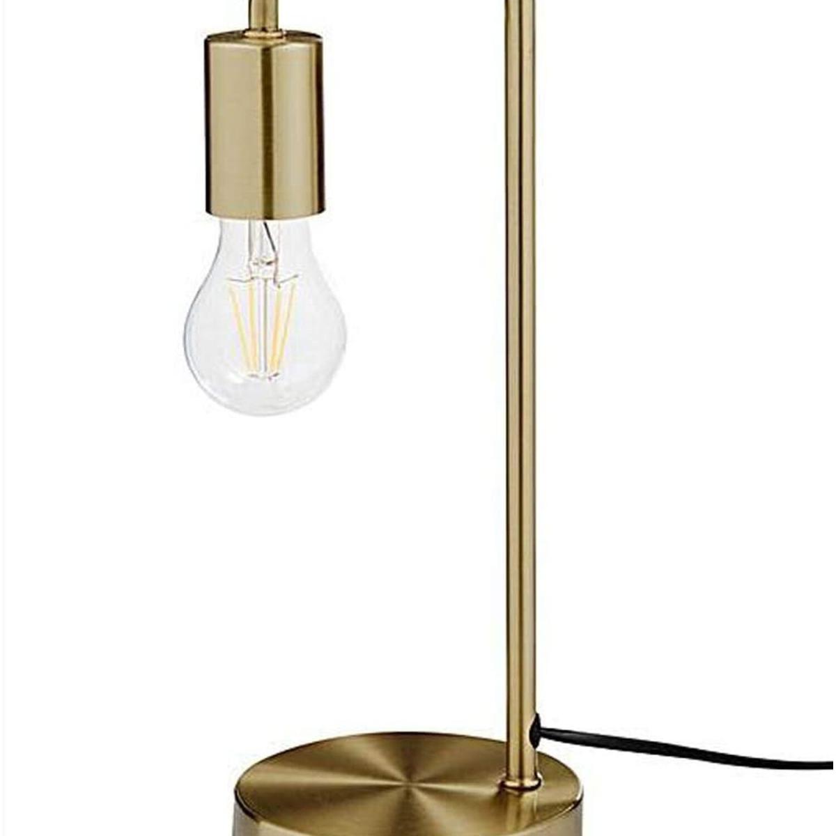 CGC Cait Satin Brass Curved Metal Table Lamp - Bronze – image 2